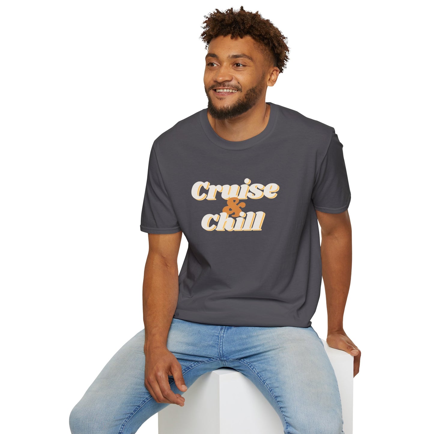 “Cruise and Chill" T-Shirt | Relaxing Cruise Vacation Tee for Men & Women”