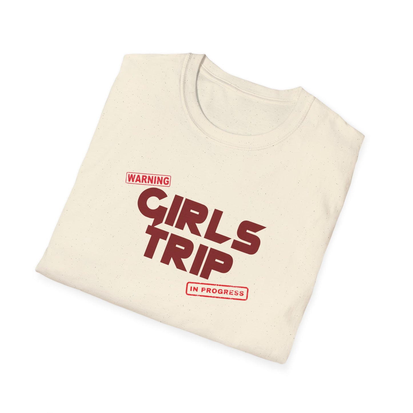 “Warning: Girls Trip in Progress" T-Shirt | Fun Cruise Shirt for Women & Squads
