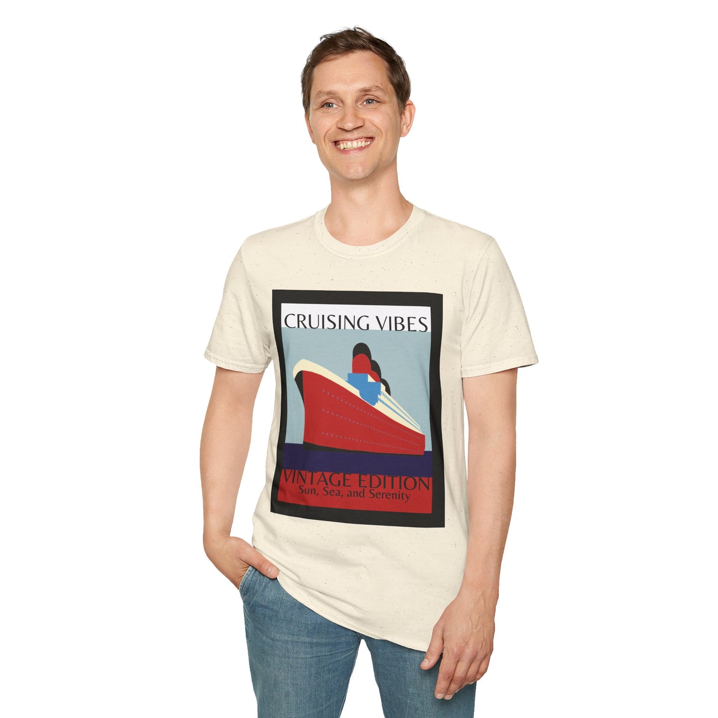 “Cruising Vibes" T-Shirt | Relaxed Cruise Vacation Tee for Men & Women