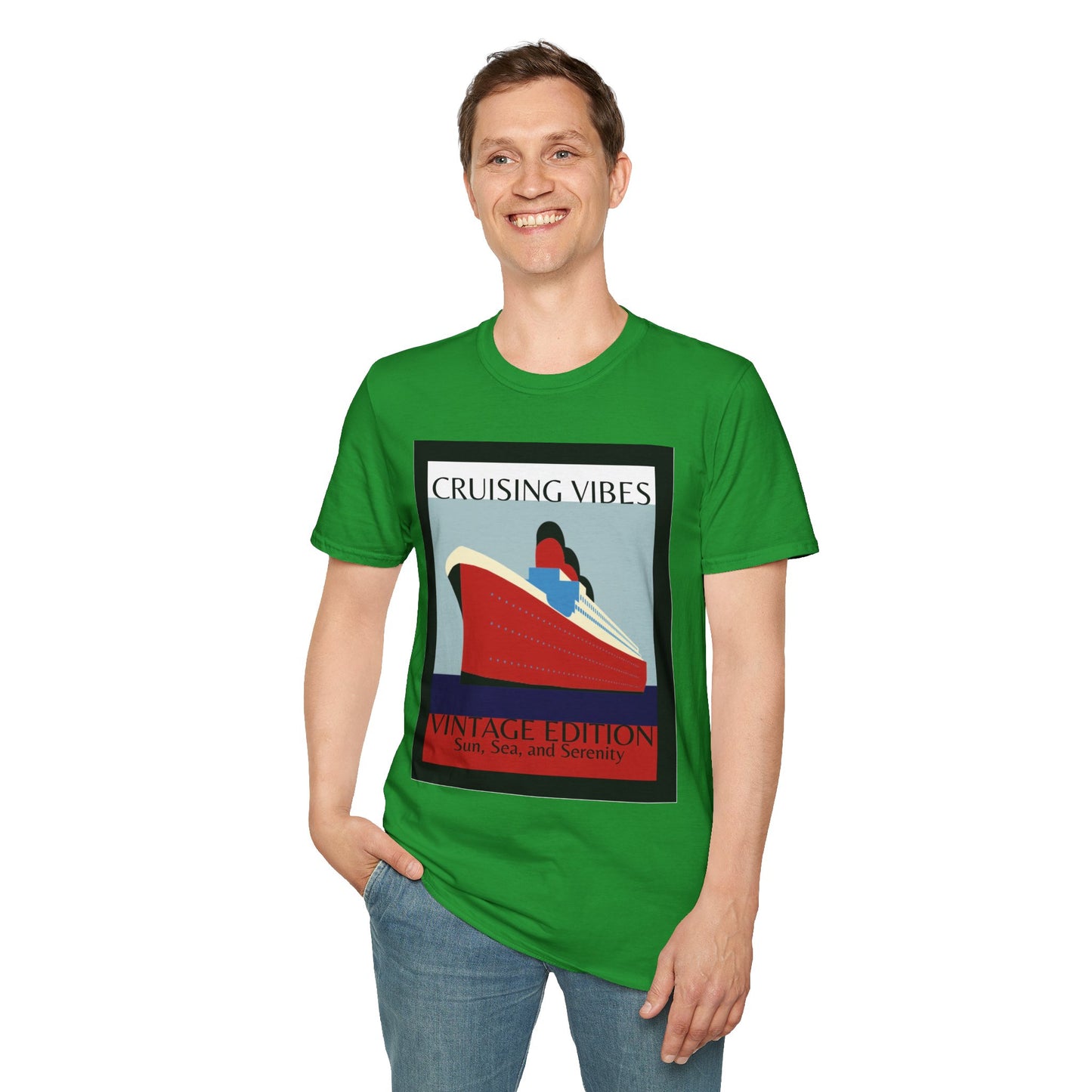 “Cruising Vibes" T-Shirt | Relaxed Cruise Vacation Tee for Men & Women