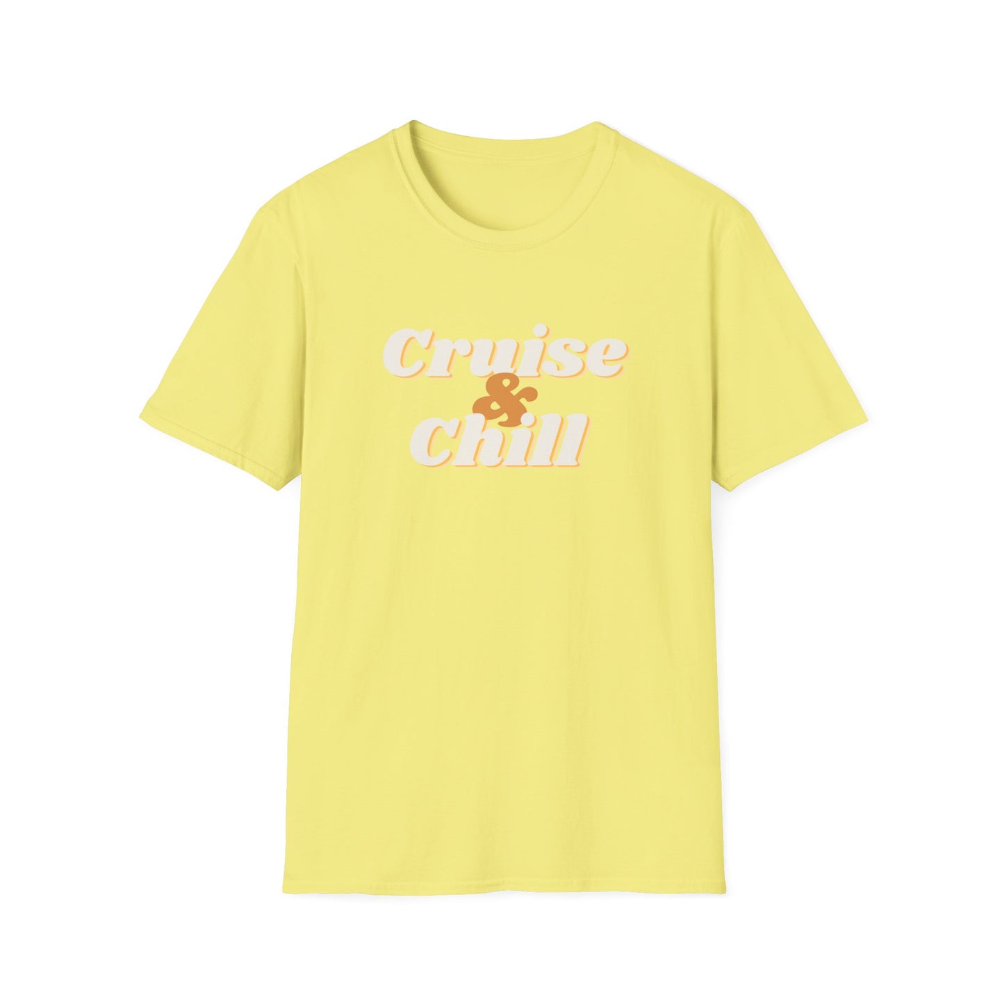 “Cruise and Chill" T-Shirt | Relaxing Cruise Vacation Tee for Men & Women”