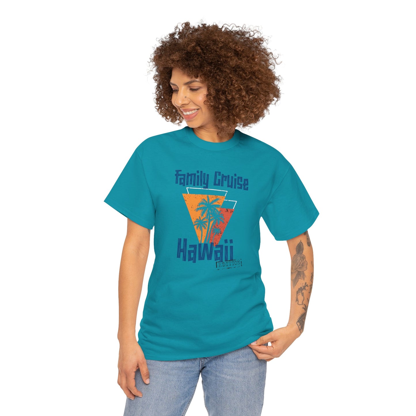 “Family Cruise Hawaii Edition" T-Shirt | Tropical Hawaiian Cruise Shirt for Families