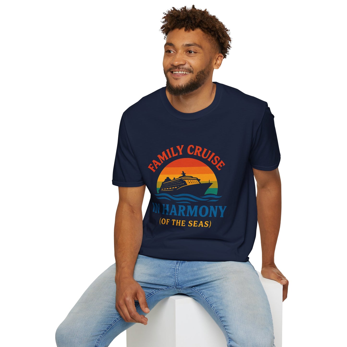 “In Harmony (of the Seas)" Family Cruise T-Shirt | Matching Family Cruise Shirt for Adults