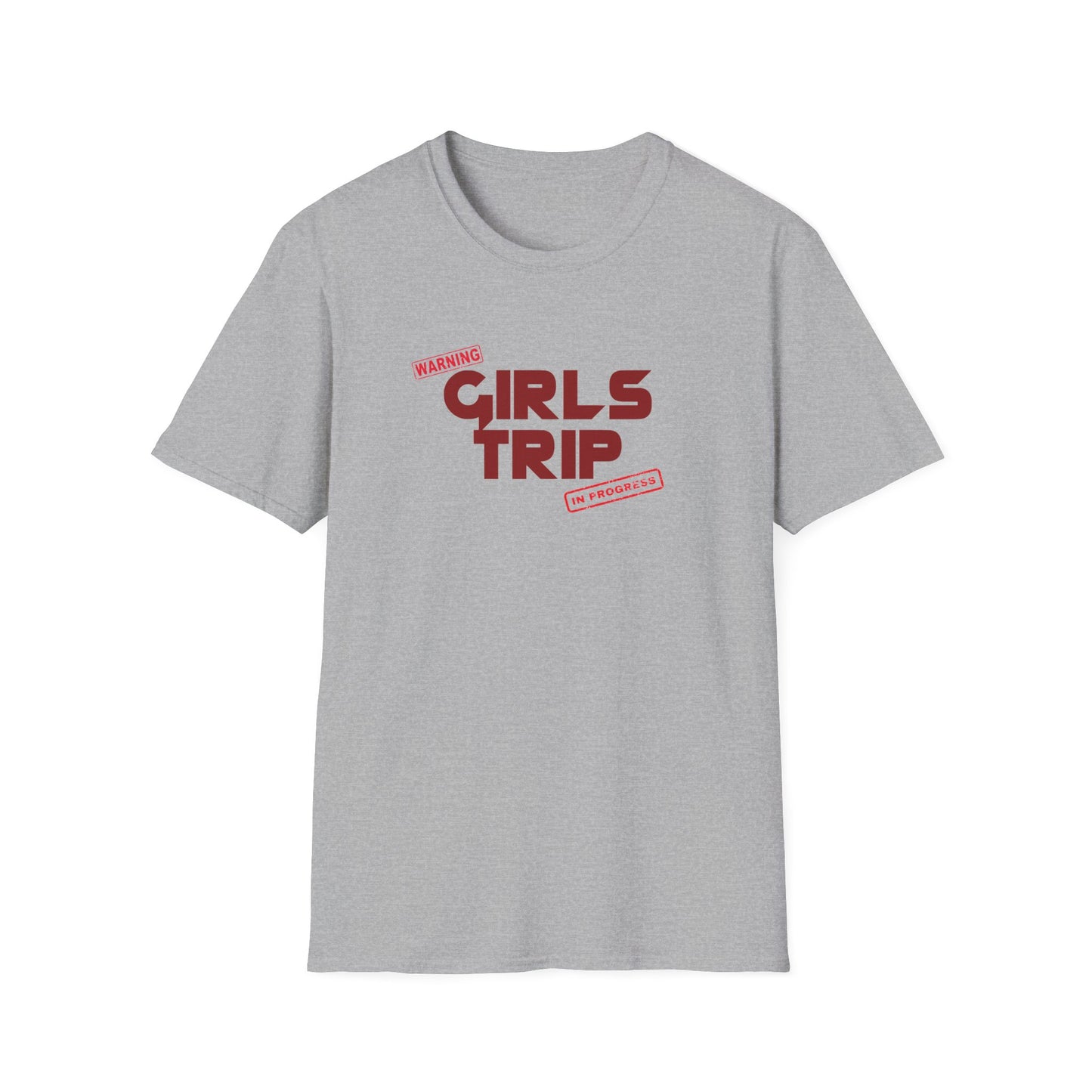 “Warning: Girls Trip in Progress" T-Shirt | Fun Cruise Shirt for Women & Squads