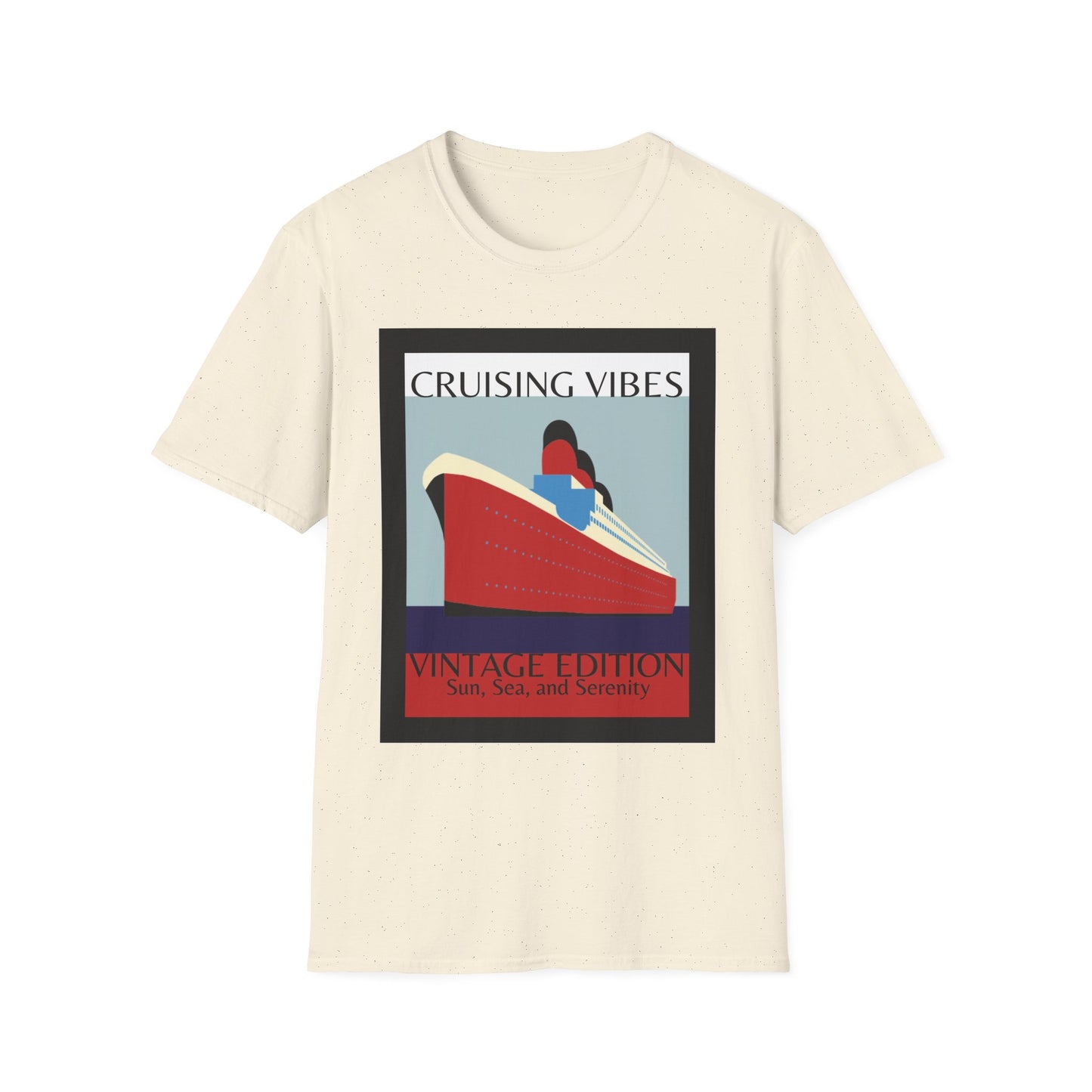“Cruising Vibes" T-Shirt | Relaxed Cruise Vacation Tee for Men & Women