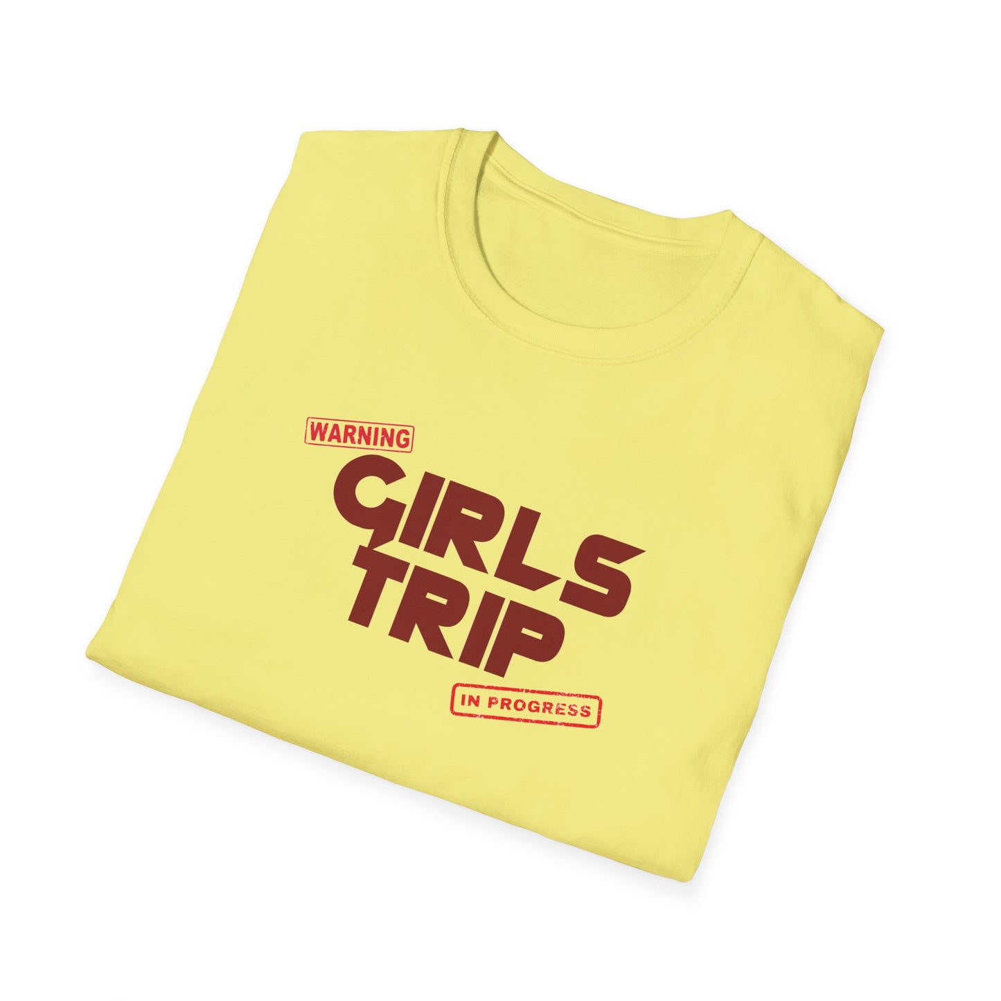 “Warning: Girls Trip in Progress" T-Shirt | Fun Cruise Shirt for Women & Squads
