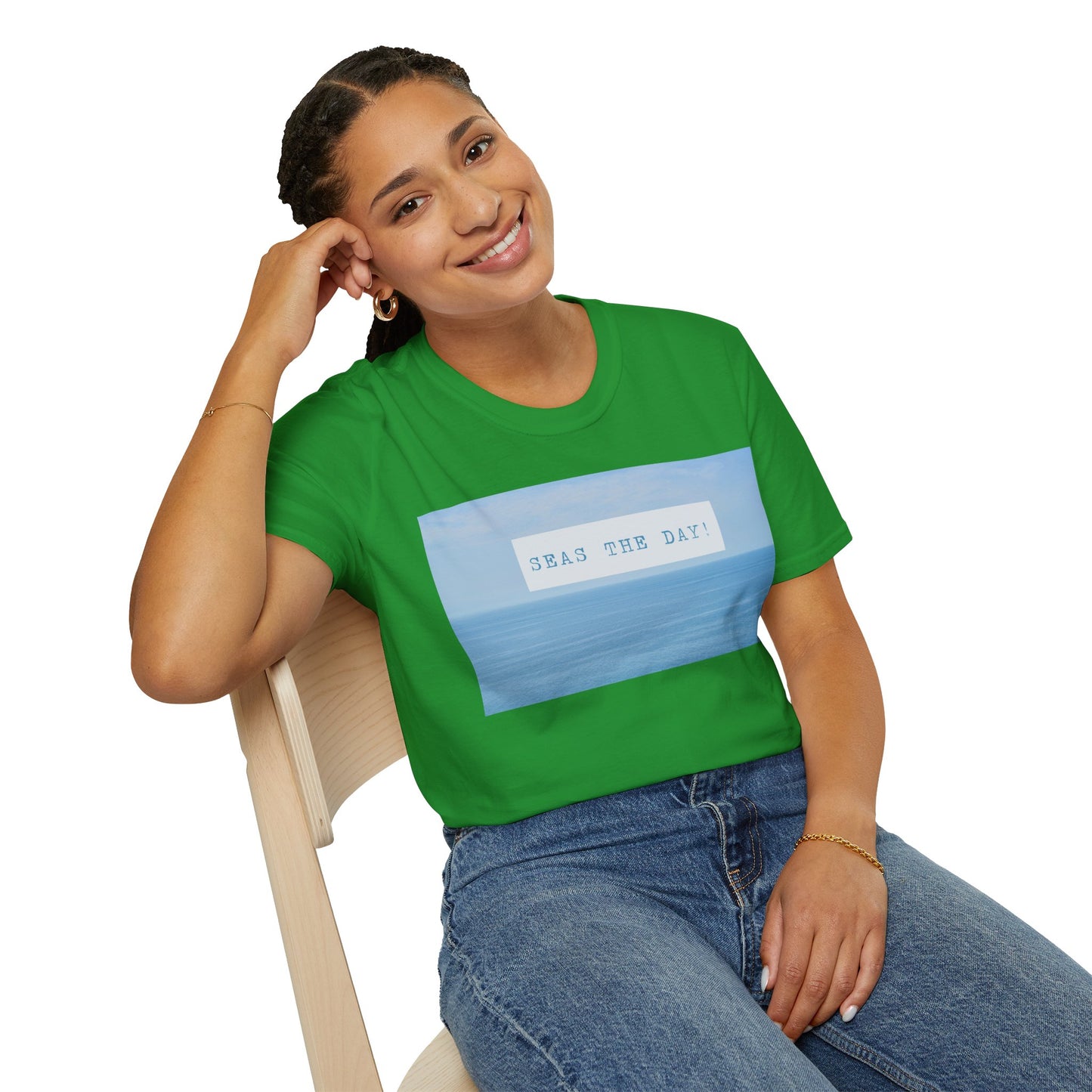 “Seas The Day" T-Shirt | Fun Cruise Vacation Tee for Groups & Families