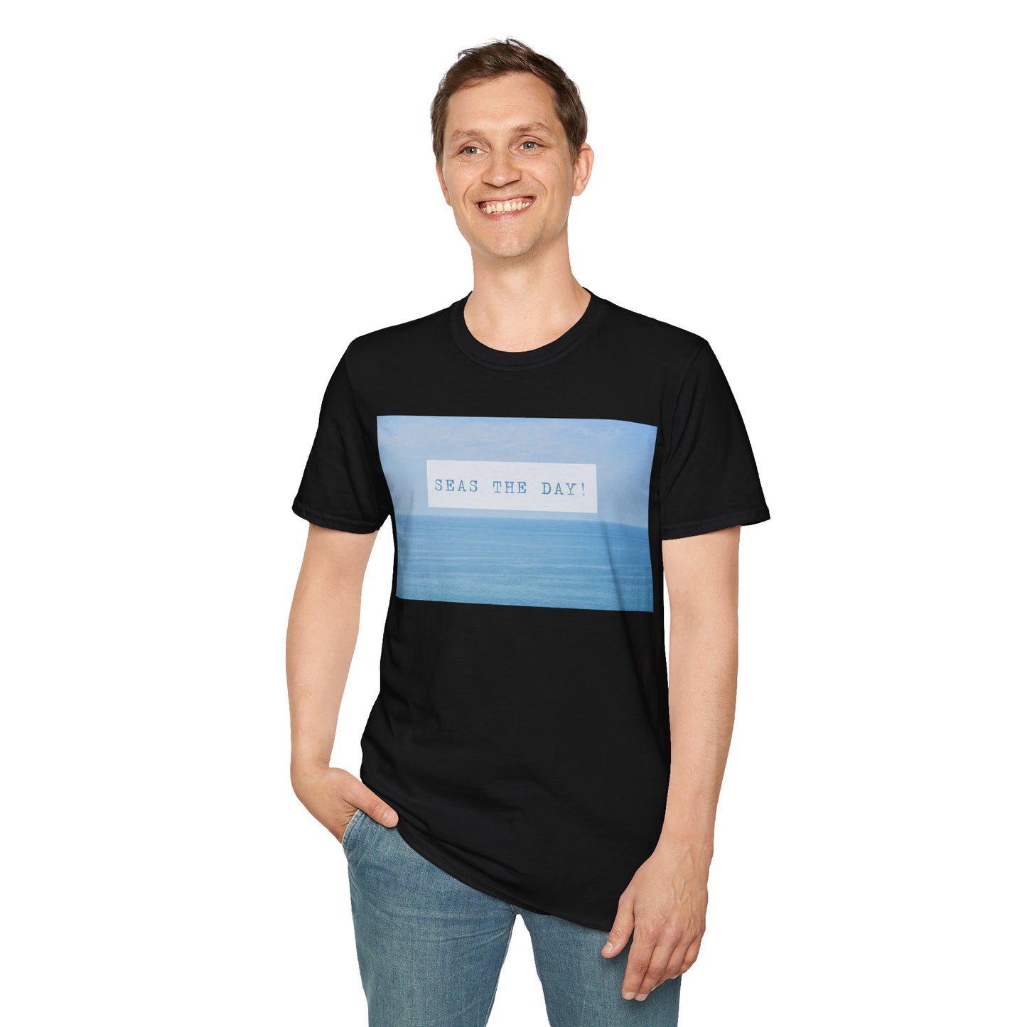 “Seas The Day" T-Shirt | Fun Cruise Vacation Tee for Groups & Families