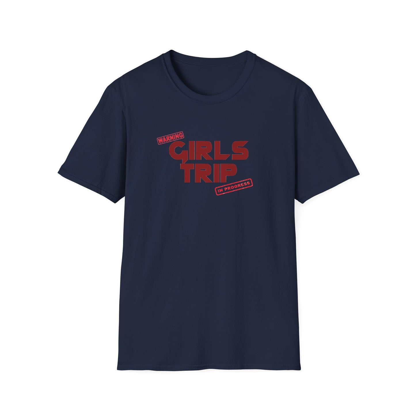 “Warning: Girls Trip in Progress" T-Shirt | Fun Cruise Shirt for Women & Squads
