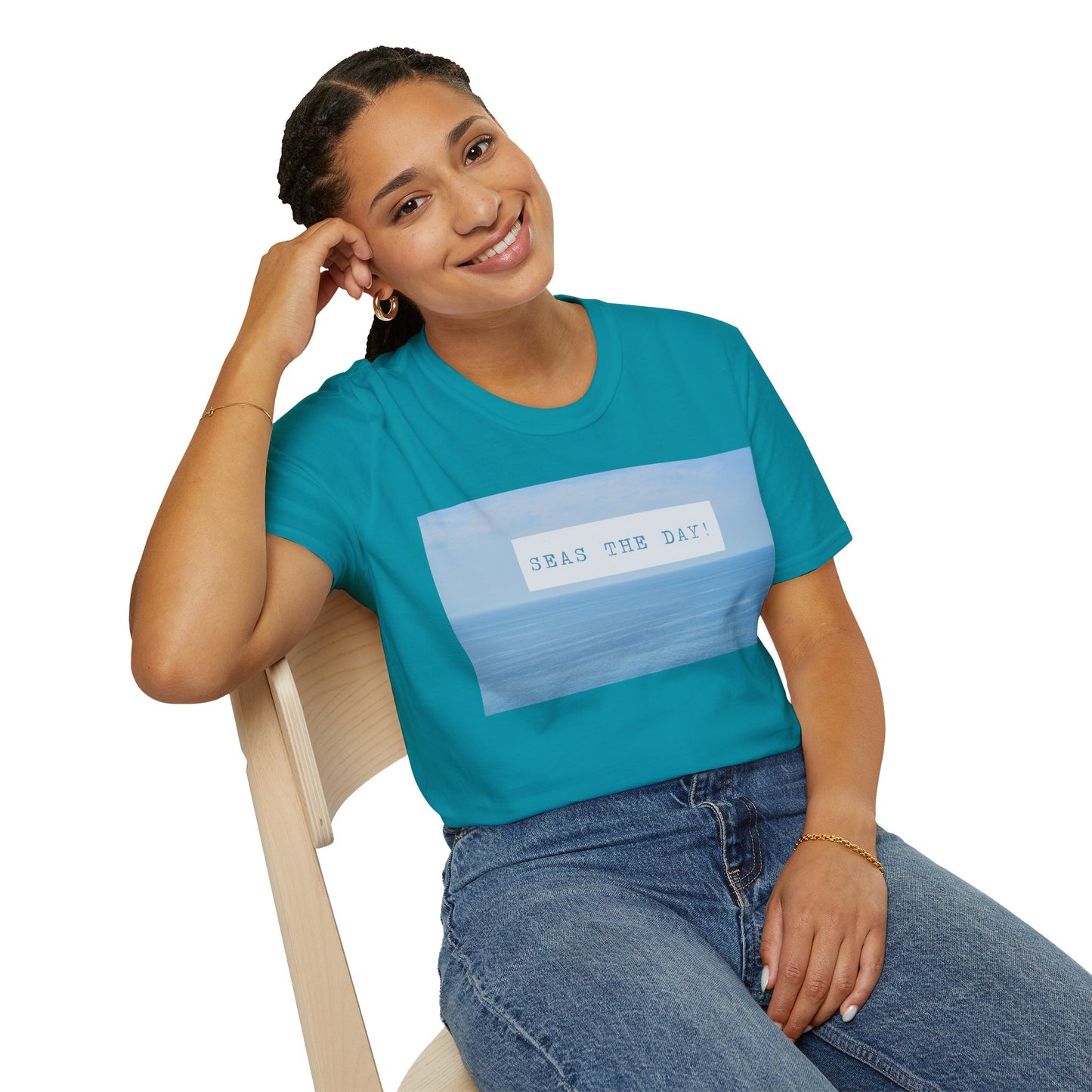 “Seas The Day" T-Shirt | Fun Cruise Vacation Tee for Groups & Families