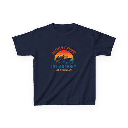 "In Harmony (of the Seas)" Cruise Kids T-Shirt | Matching Family Cruise Shirt for Children