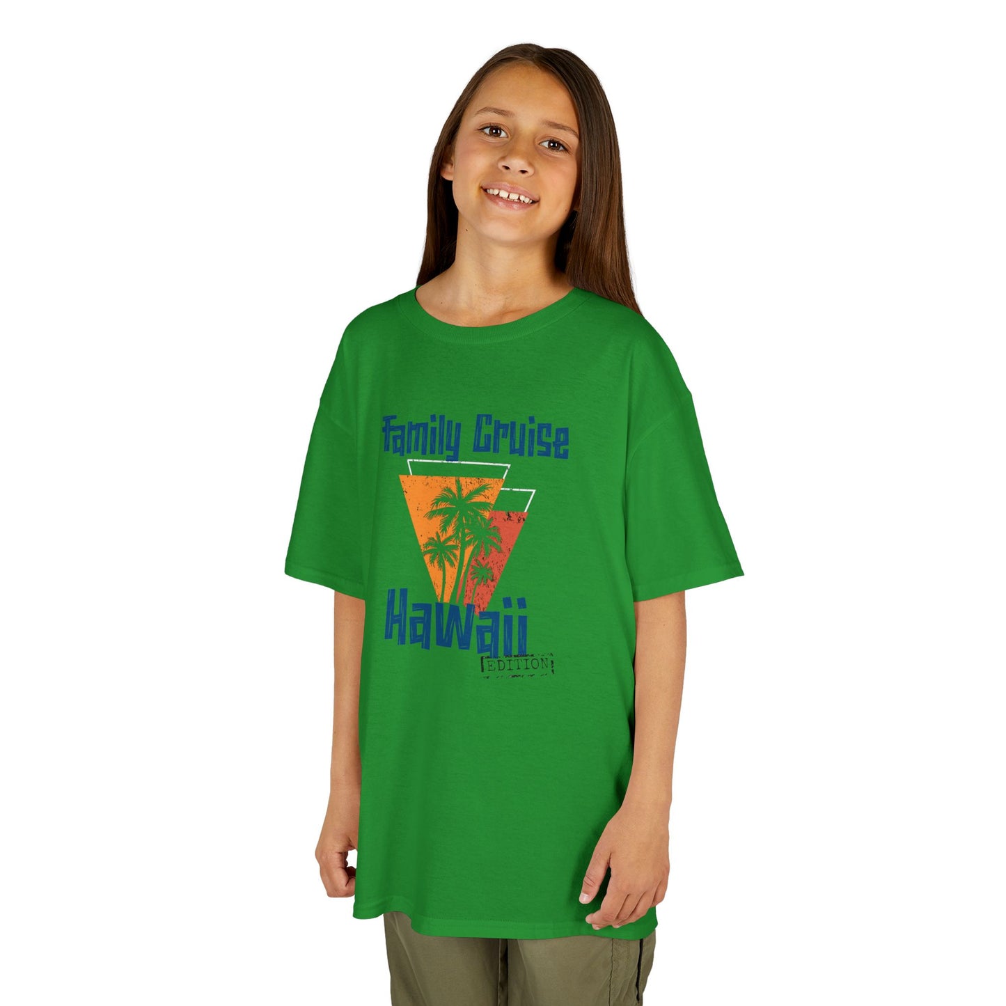 “Family Cruise Hawaii Edition" Kids T-Shirt | Tropical Hawaiian Cruise Shirt for Children