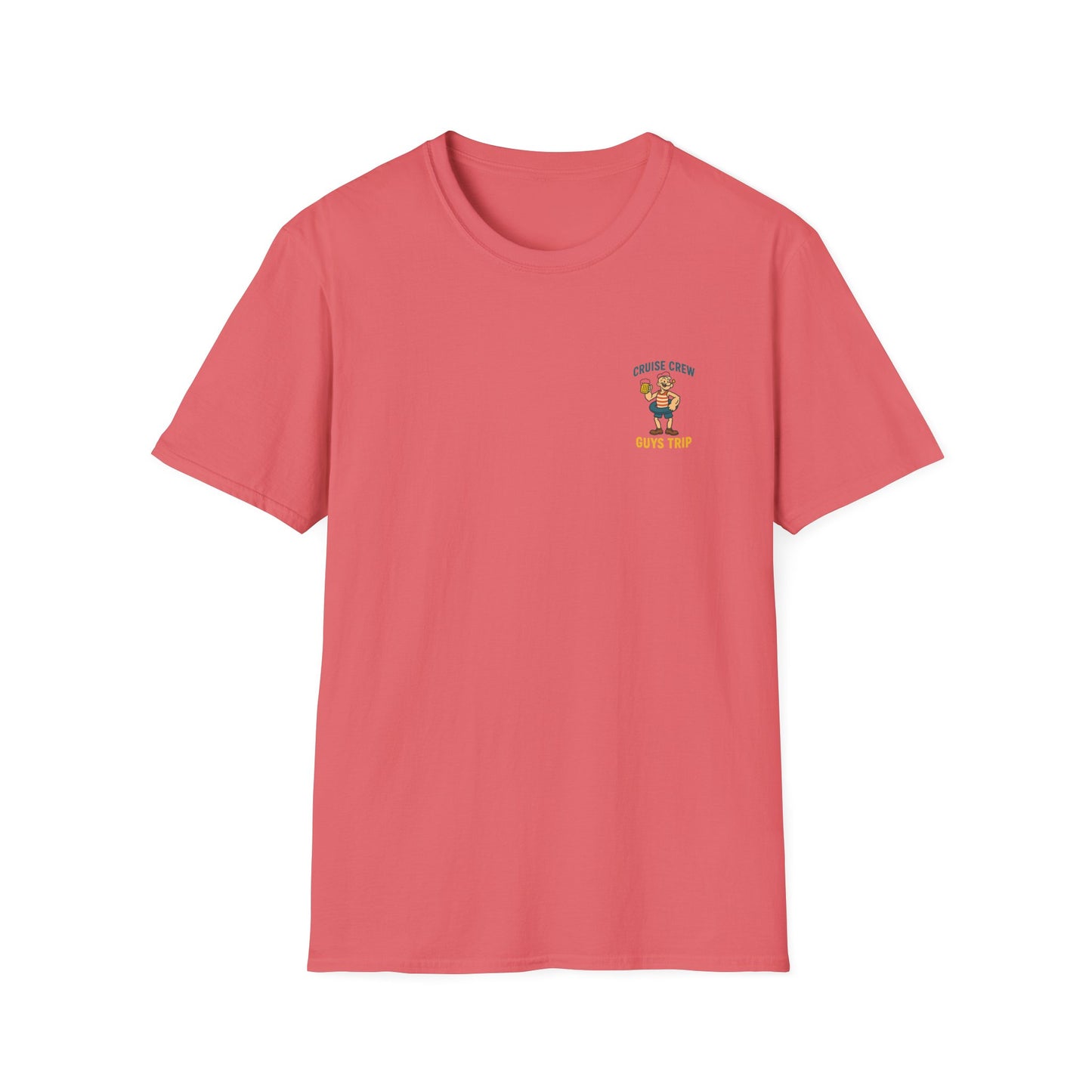 Cruise Crew – Guys Trip Ship Deck Vintage Cartoon T-Shirt (Public Domain Popeye)