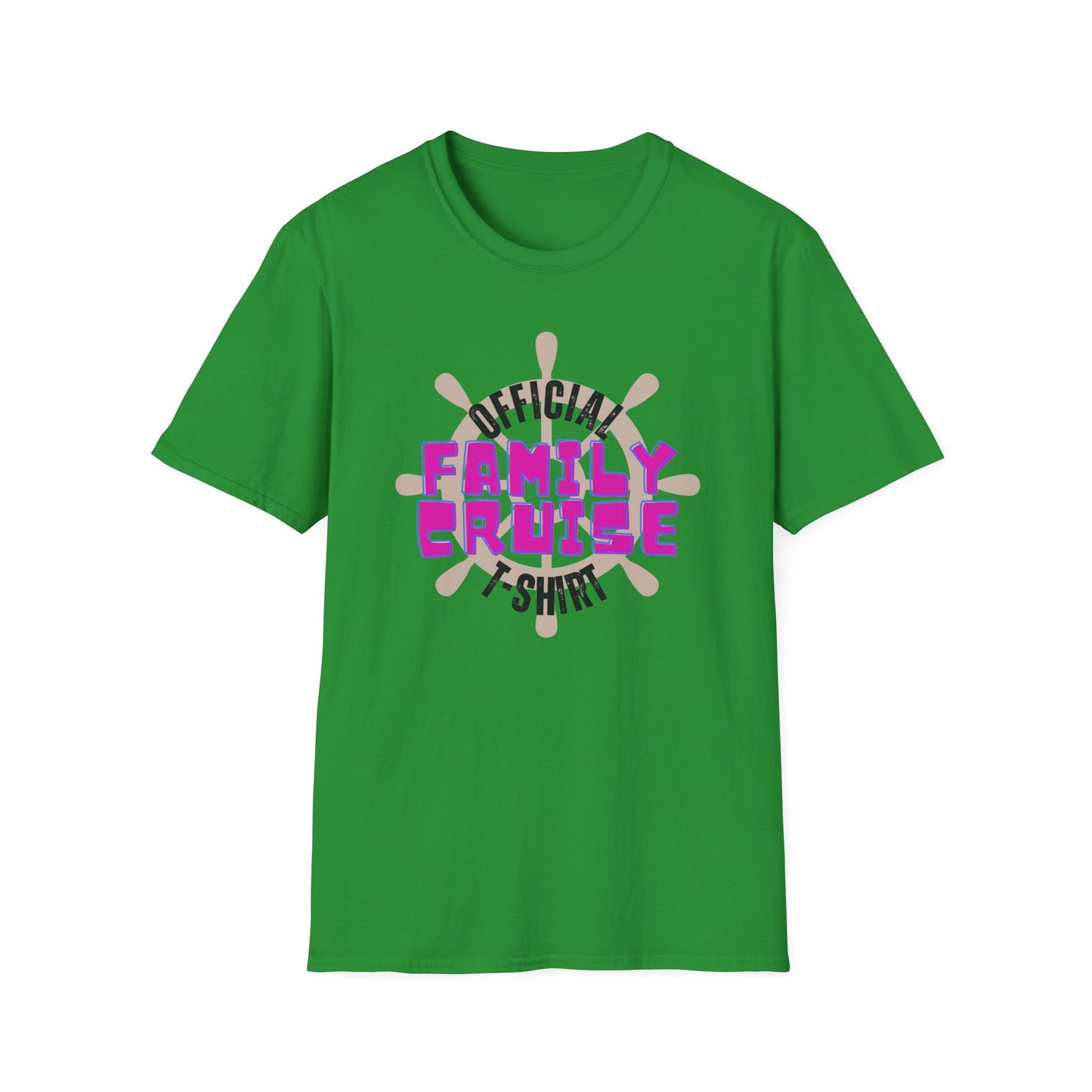 “Official Family Cruise" T-Shirt | 1960s Retro Family Cruise Tee for Groups