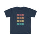 Multicolor "Cruise Cruise Cruise Cruise" Softstyle T-Shirt