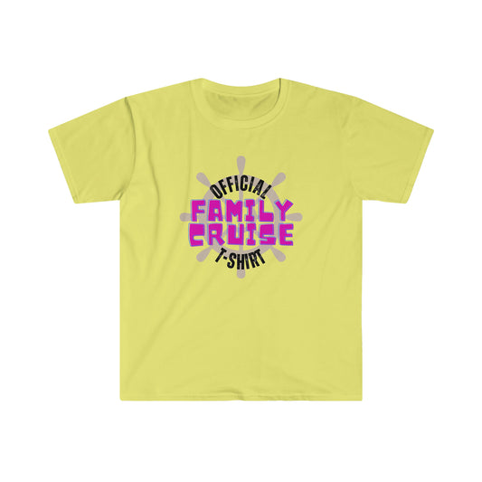 "Official Family Cruise T-Shirt" (1960's Style) Softstyle T-Shirt