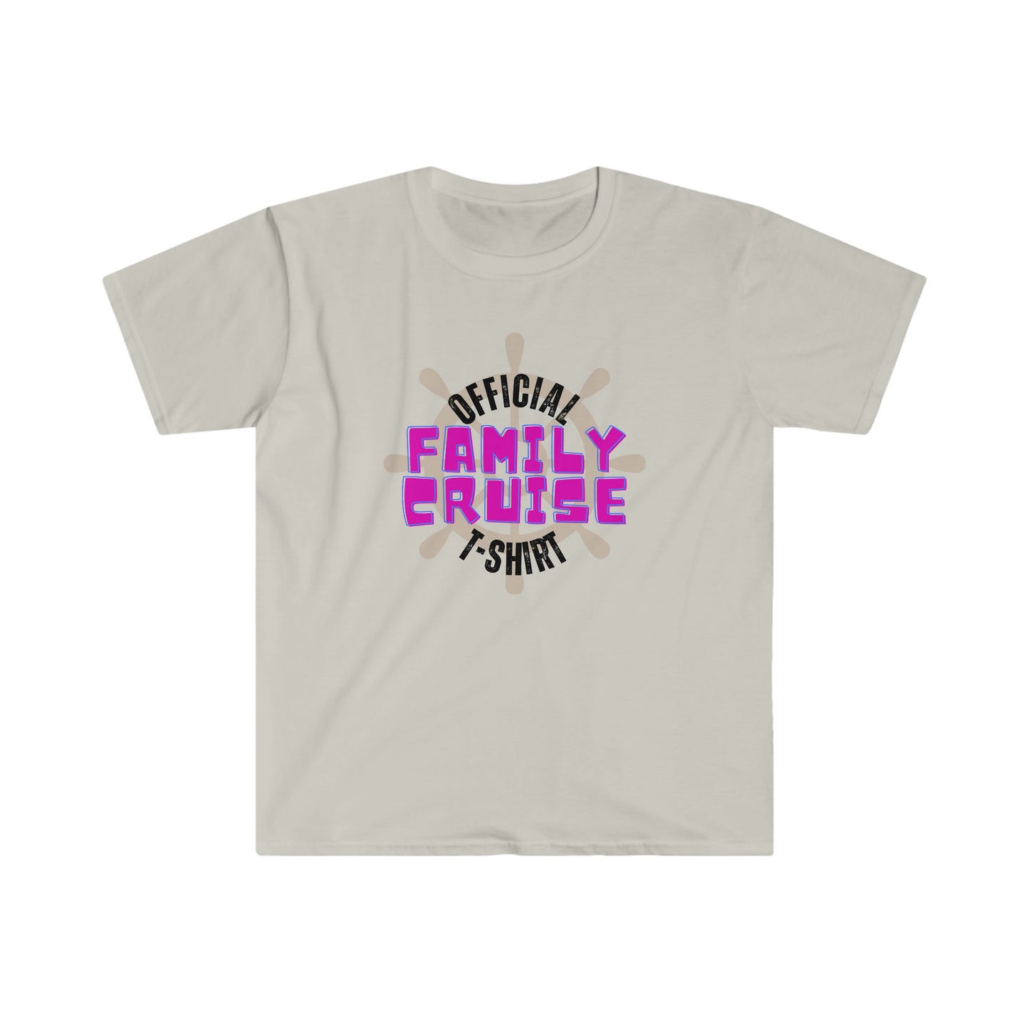 "Official Family Cruise T-Shirt" (1960's Style) Softstyle T-Shirt